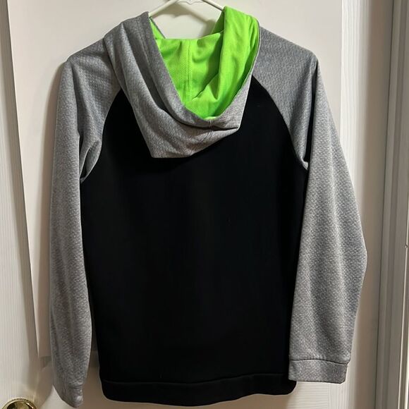 Head youth boys size large (14/16) black hooded sweatshirt with zipper pockets. - Picture 5 of 5